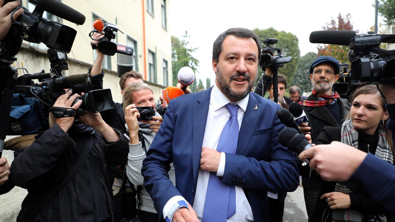 Il ministro gli Interni, Matteo Salvini