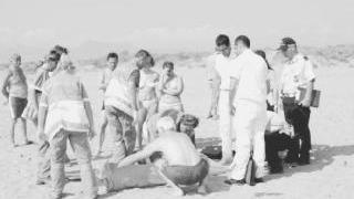 La guardia costiera durante un intervento