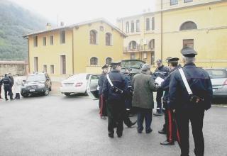 Il momento del sequestro del cantiere Camminone