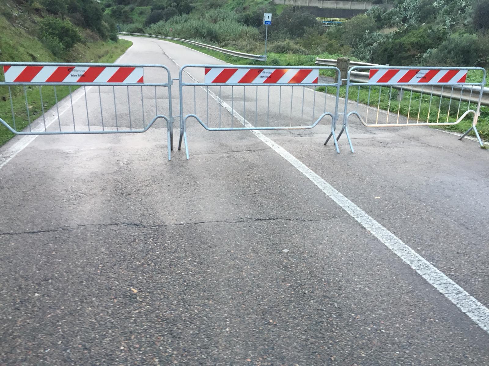 La provinciale 27 chiusa al traffico
