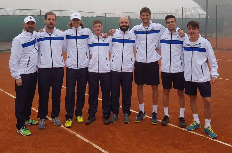 La formazione di A2 del Tennis Club Pistoia 