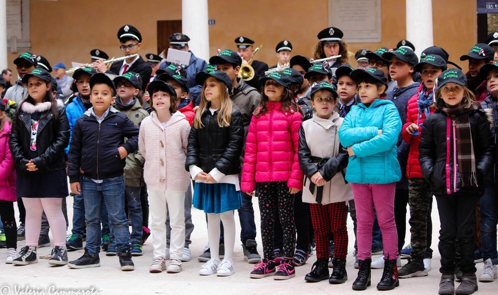 Banda e coro alunni per le celebrazioni