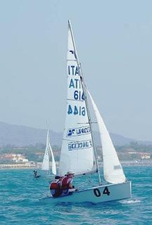 Un equipaggio partecipante alla regata