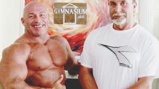 Orazio Salvadori (a sinistra) e il suo trainer Antonio Dell’Amico