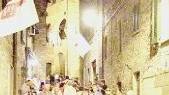 Uno scorcio del paese in festa