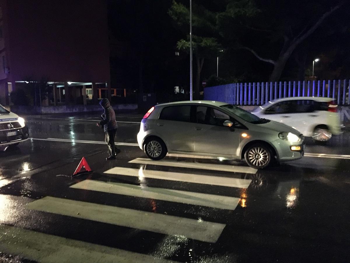 L'incidente in via Dessy Deliperi