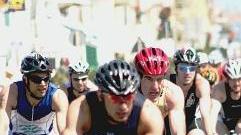 Una gara di triathlon