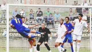 Un’azione d’attacco della Carrarese