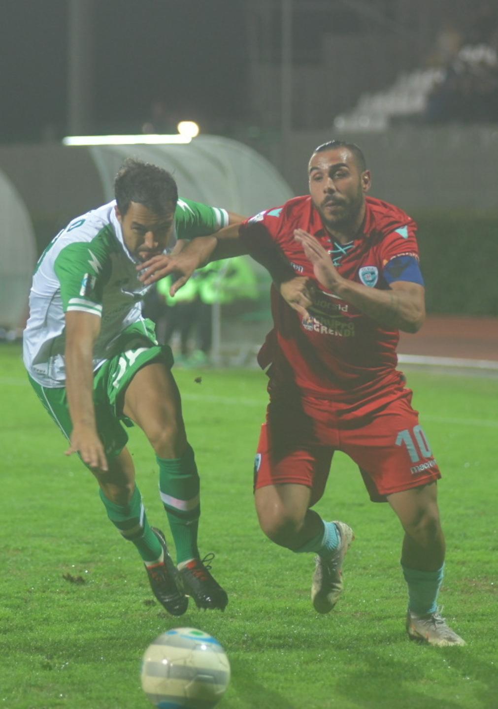 L’Arzachena in campo per il recupero con l’Entella 
