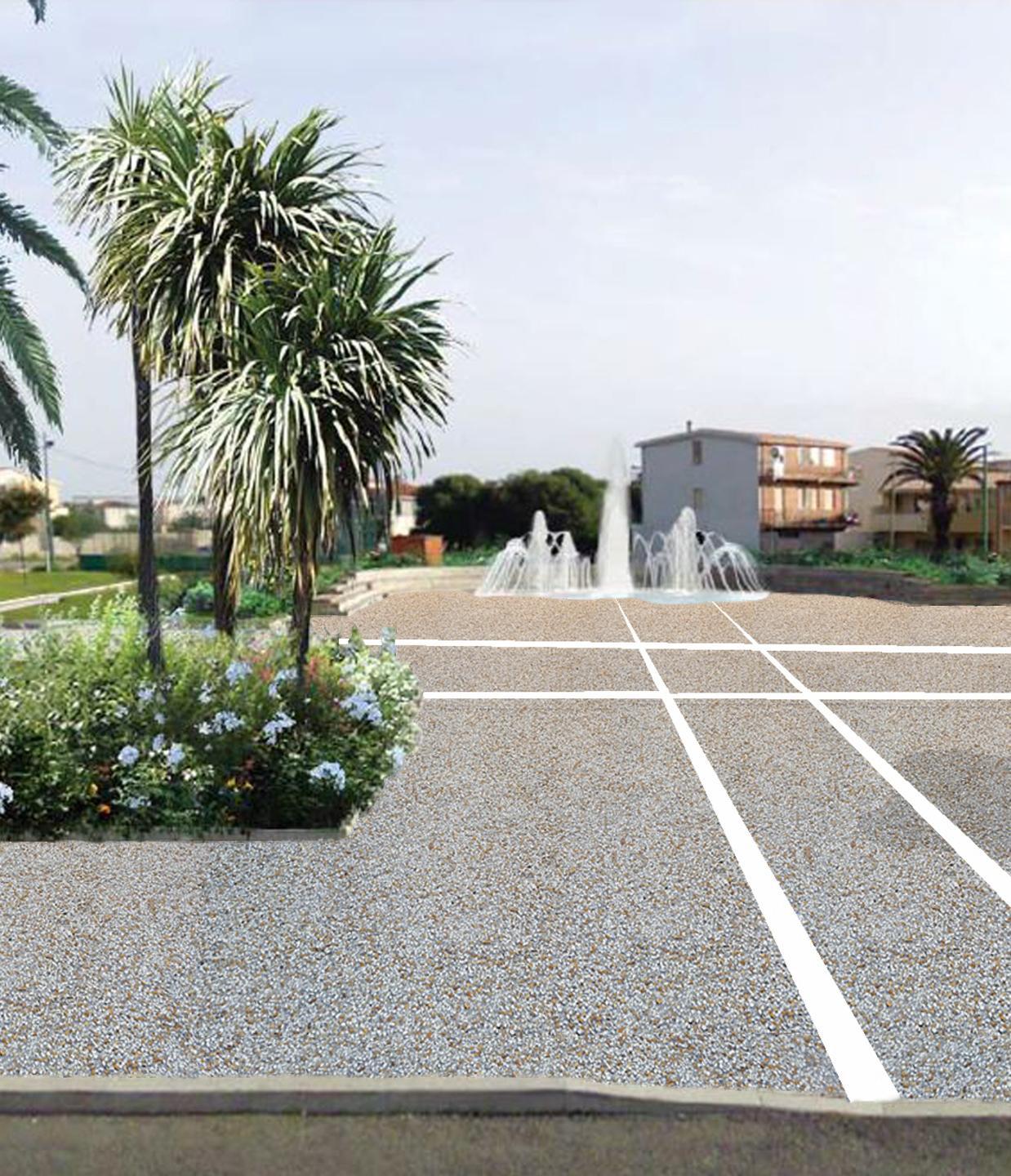 La Caletta, nuovo look per la piazza dei Mille 