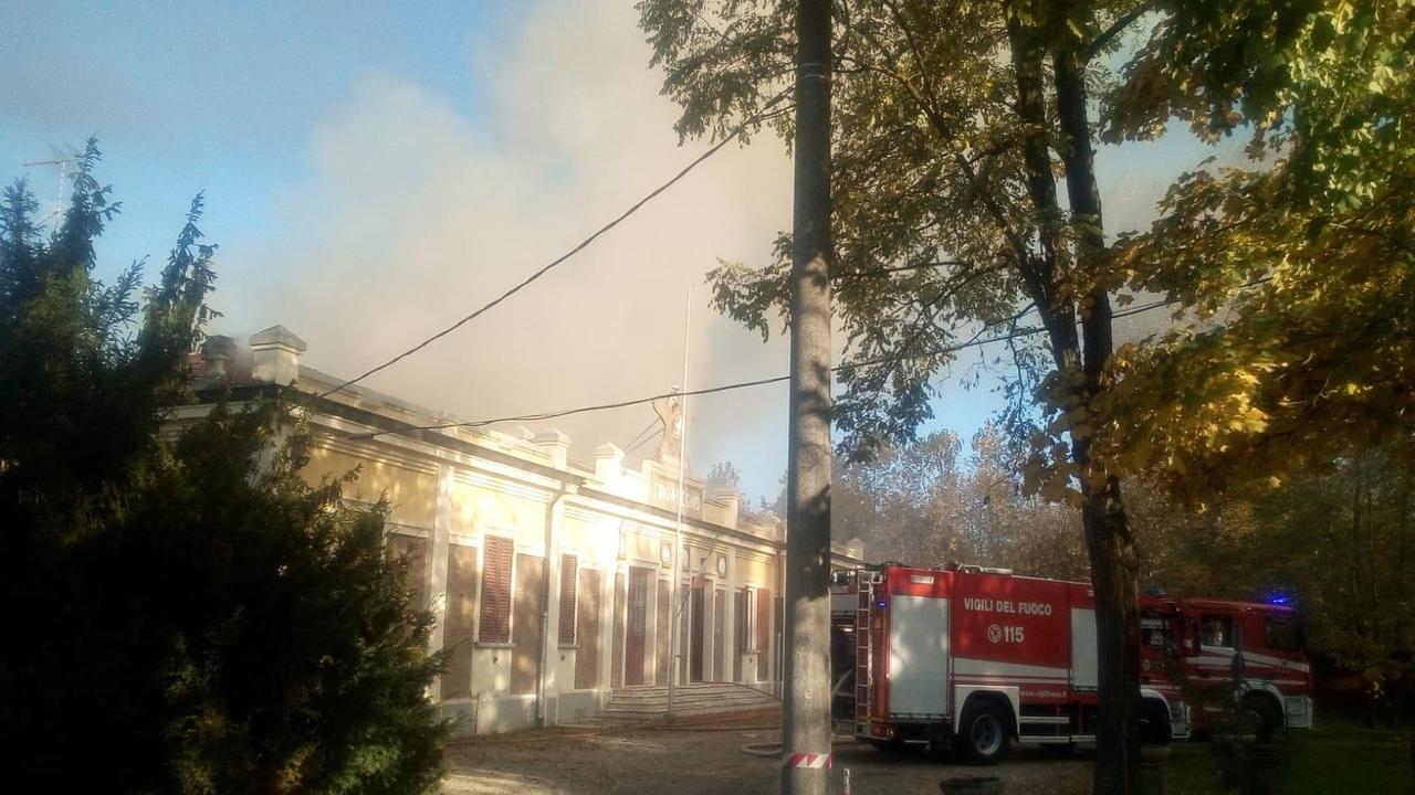 Incendio al tirassegno di Carpi