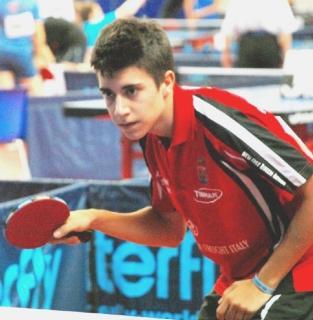 Alberto Andreani giovane talento del Bernini tennistavolo