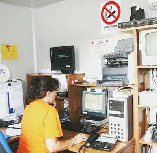 Sopra l’attuale sala operativa della Pubblica assistenza alle Morelline Il centralino è attivo 24 ore su 24