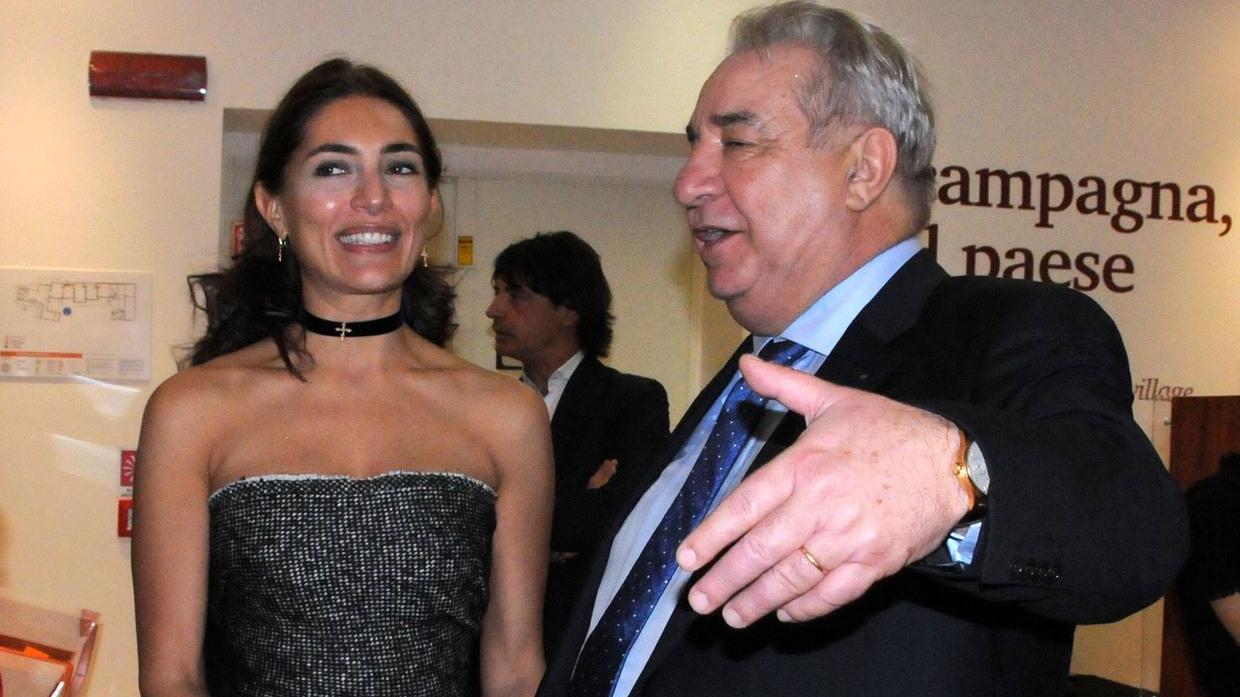 Caterina Murino con Fabio Rosas durante l'inaugurazione della scorsa edizione 