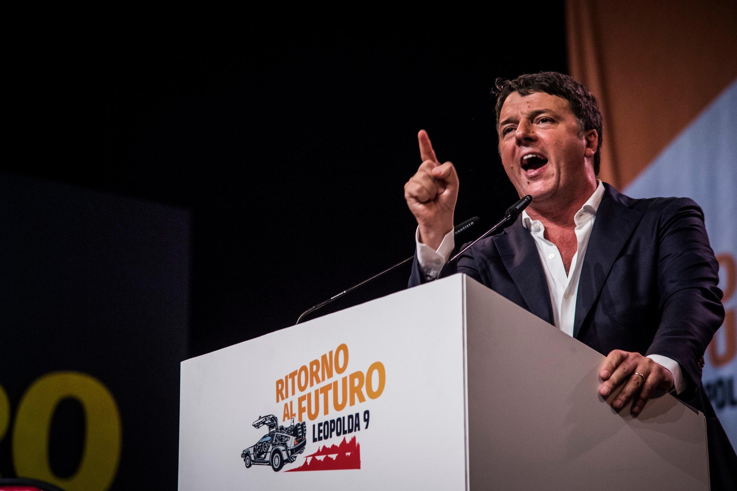 Matteo Renzi all'ultima Leopolda