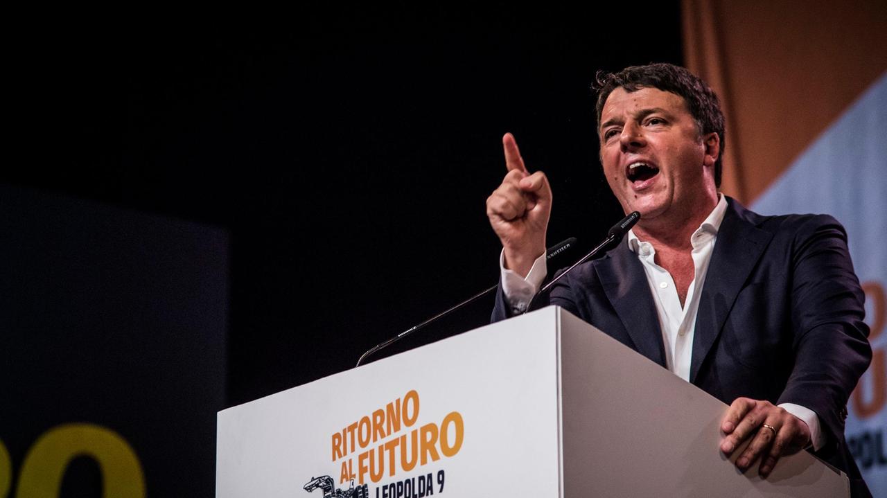Matteo Renzi all'ultima Leopolda