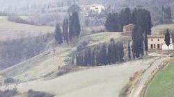Uno scorcio del paesaggio rurale della Valdera
