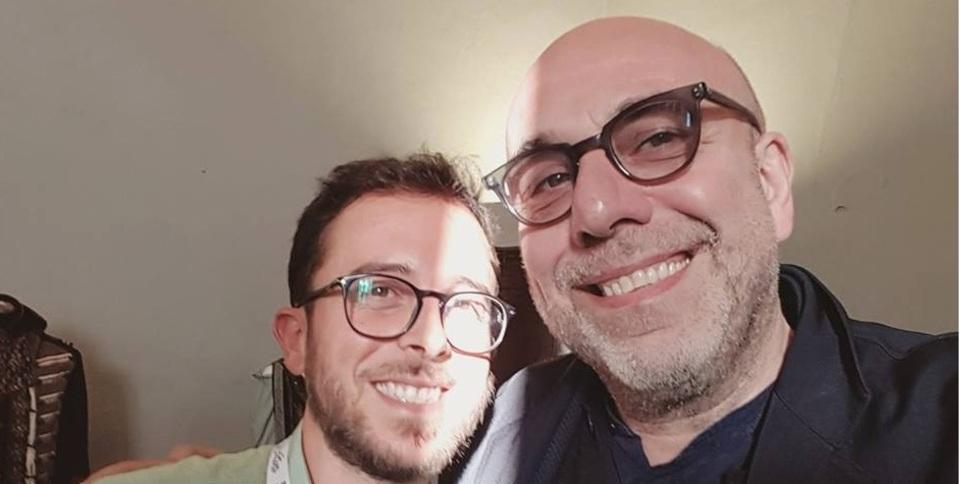 Il pad in marmo di Garbati a Virzì e al papà di Batman 