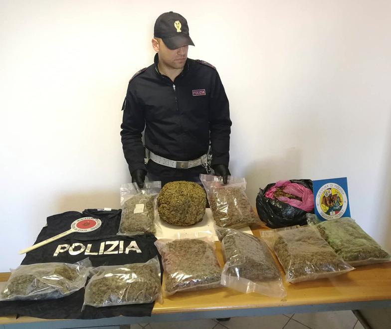 Tra le balle di fieno per gli asini trovati 5 chili di marijuana 