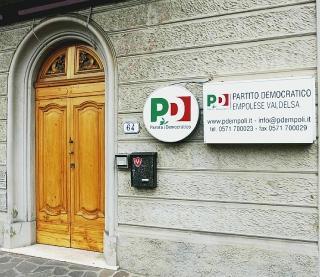 La sede della federazione del Pd in via Fabiani