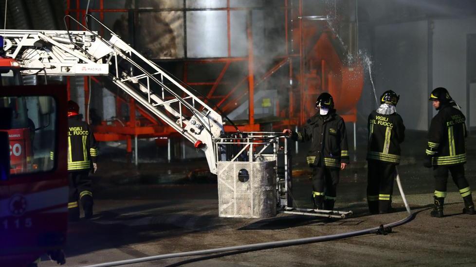 Fiamme all’essiccatoio Distrutto il macchinario «È un danno notevole»