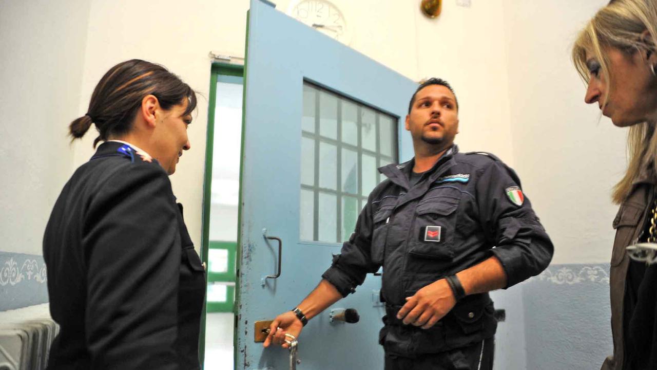 L'interno del carcere di Santa Caterina in Brana a Pistoia (Foto Lorenzo Gori)