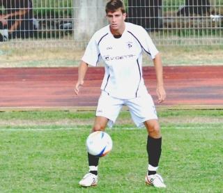 Michael Ceccarelli, autore del gol che ha illuso il Pontedera