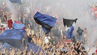 Uno scorcio del pubblico in curva Nord