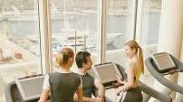 Centro fitness di un albergo extralusso a Montecarlo
