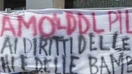 Volantinaggio e flash mob Un no a Pillon