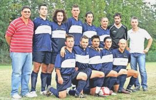 La formazione del Sarripoli che ha sconfitto il Bottegone con le reti di Maestripieri, Bonelli e Rizzo.