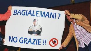 <strong>SUPERTIFOSO</strong>. Lo striscione preparato da Andrea Dani