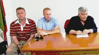 Carletto Monni (a destra) con Petrognani e Bagnoli