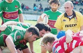 Rugby: la festa verde-amarantonel segno degli Etruschi