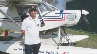Castelfranco di Sotto: Ermanno Cavallini e l’idrovolante con il quale è ammarato a Viareggio