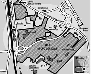 Il nuovo ospedale tra Pascoli e Villa Serena