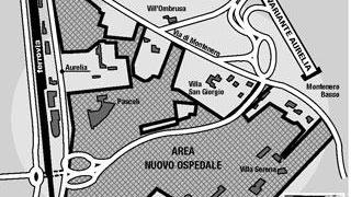 Il nuovo ospedale tra Pascoli e Villa Serena