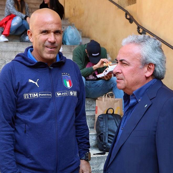 il mazza abbraccia l’under 21 azzurra e tifa per bonifazi