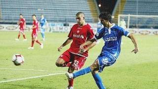 Nikola Gulan in azione nel match contro il Piacenza
