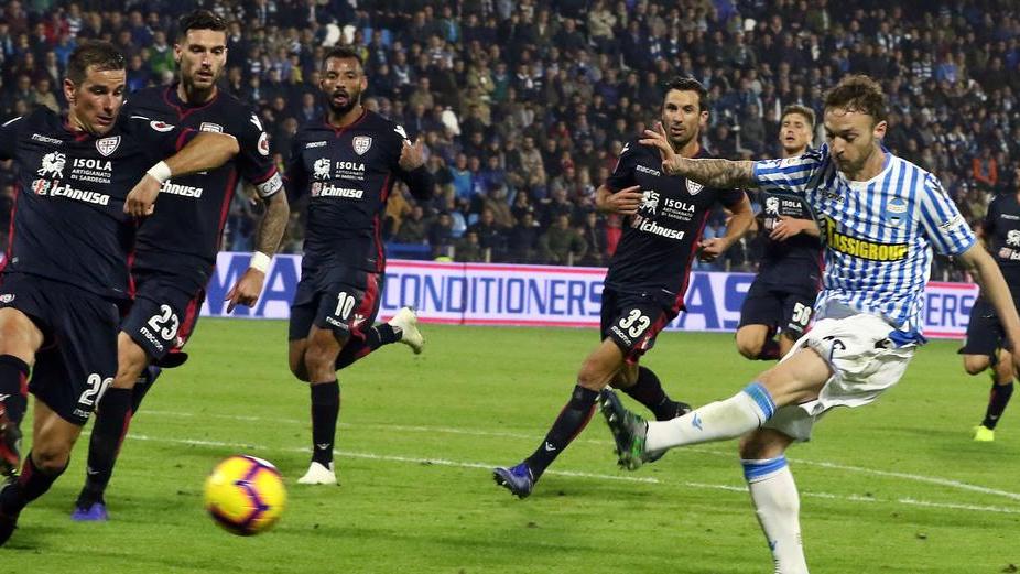 Manuel Lazzari è sempre tra i protagonisti della Spal. Con il Cagliari decisivo con due assist