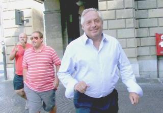 Sopra, il dg Umberto Aringhieri e il presidente Carlo Battini; a destra il patròn Piero Camilli