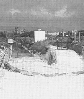 Il fosso bianco dove scarica Solvay