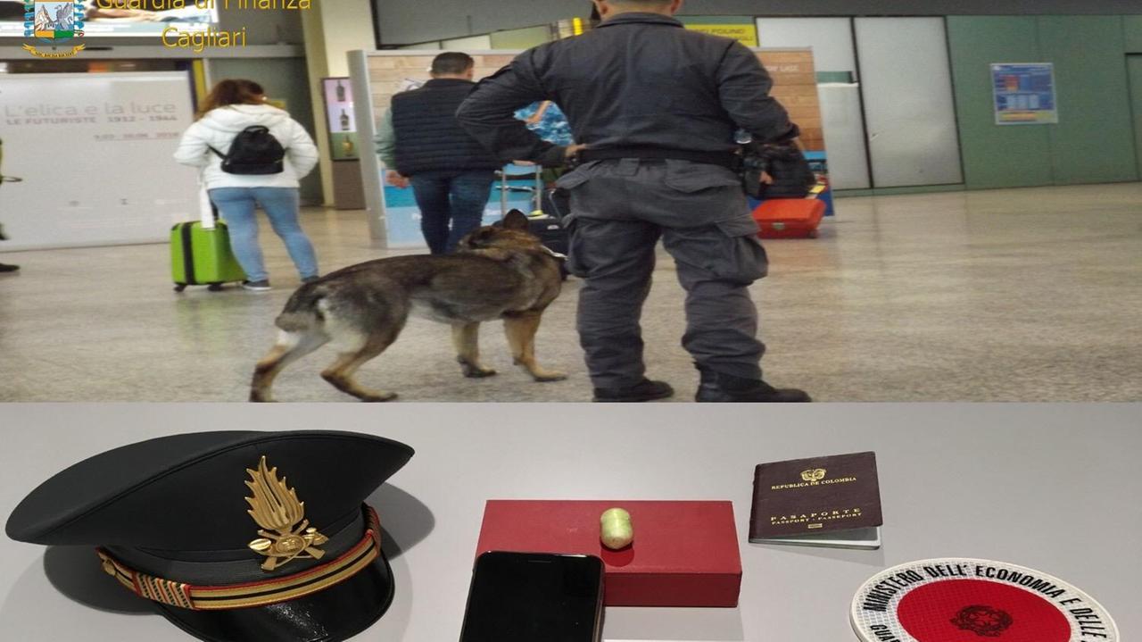 Corriere della droga arrestato all'aeroporto di Elmas, in pancia un ovulo di cocaina