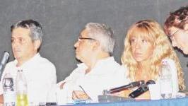 Il tavolo dei relatori: da sinistra Quiriconi, Macrì, Pellegatti e Bugiani