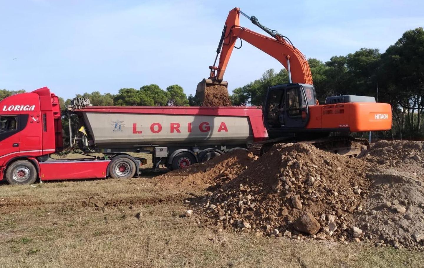 Rimossi i detriti dal campo di Fertilia 