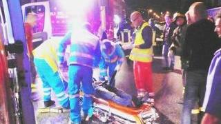 Le operazioni di soccorso dei pompieri