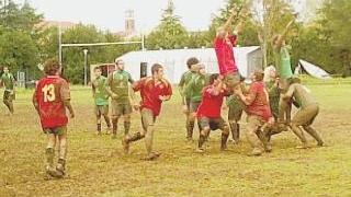 La squadra del Bellaria rugby in campo