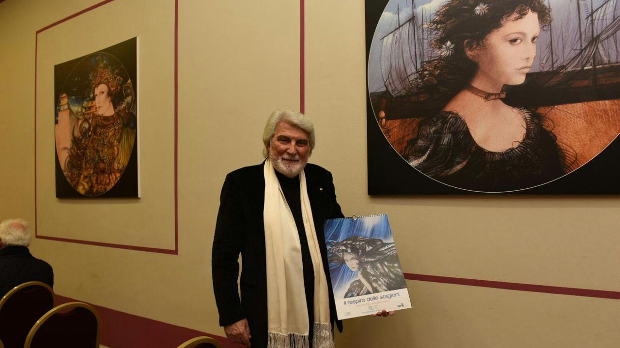 Il pittore lucchese Riccardo Benvenuti