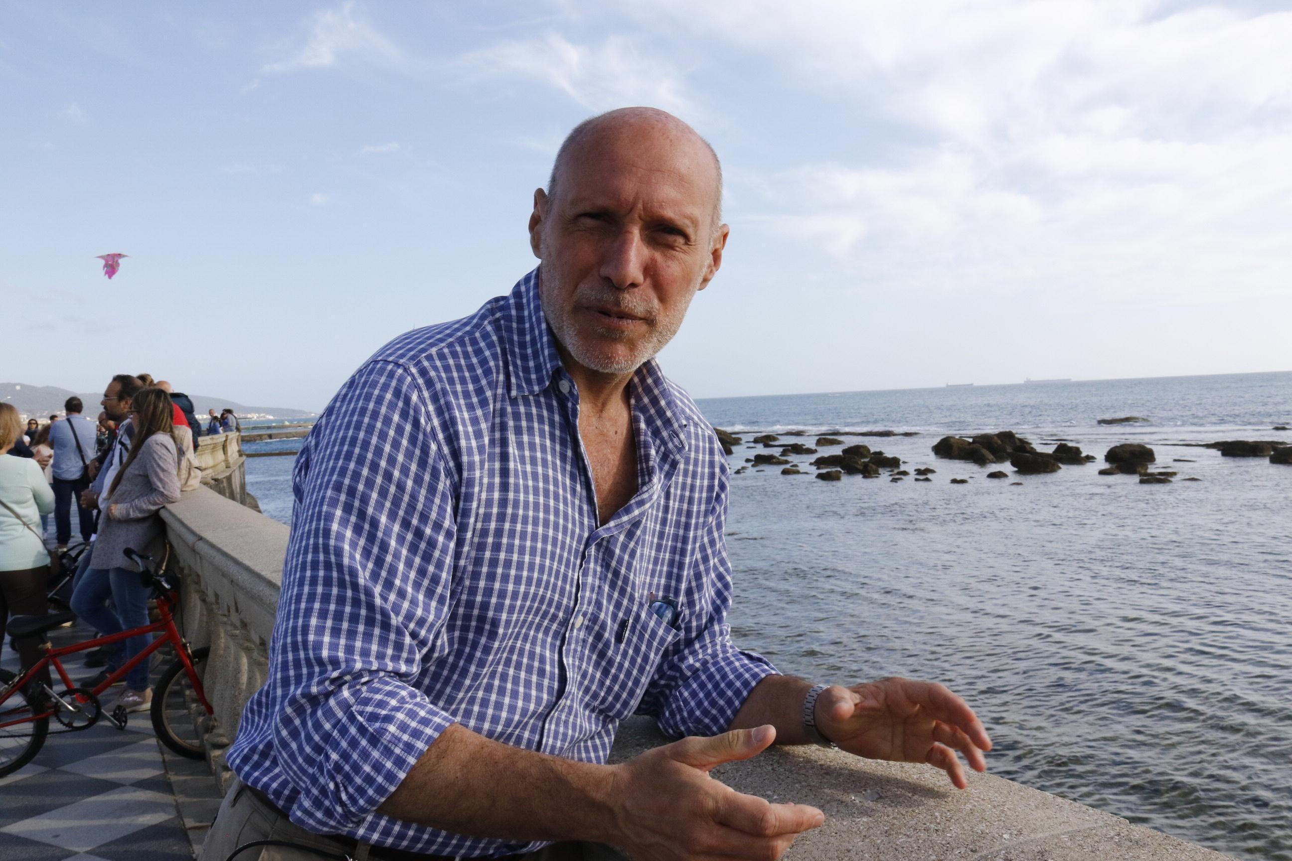 Gregorio De Falco sulla Terrazza Mascagni a Livorno