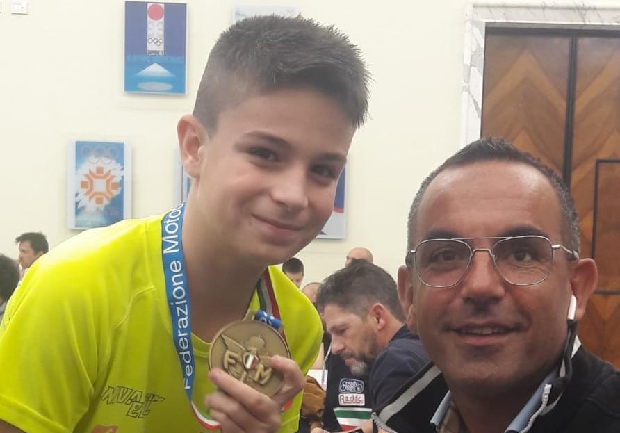 Modena. Samuele Santi premiato al Coni Per il 2019 si aprono le porte della Moto4 